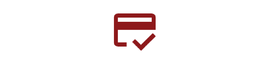 Icon of a checkmark inside a box.